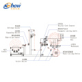 Slitting And Rewinding High Efficient Automatic Electric PVC Cling Wrap PVC Film/knitting fabric Cutting slitting Machine